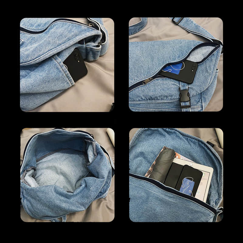 Fashion Practical Jean Tote Shoulder Bag  | IFAUN