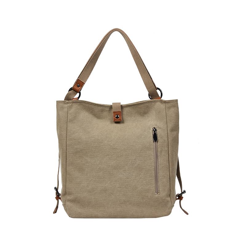 Fashion canvas tote bag backpack bag