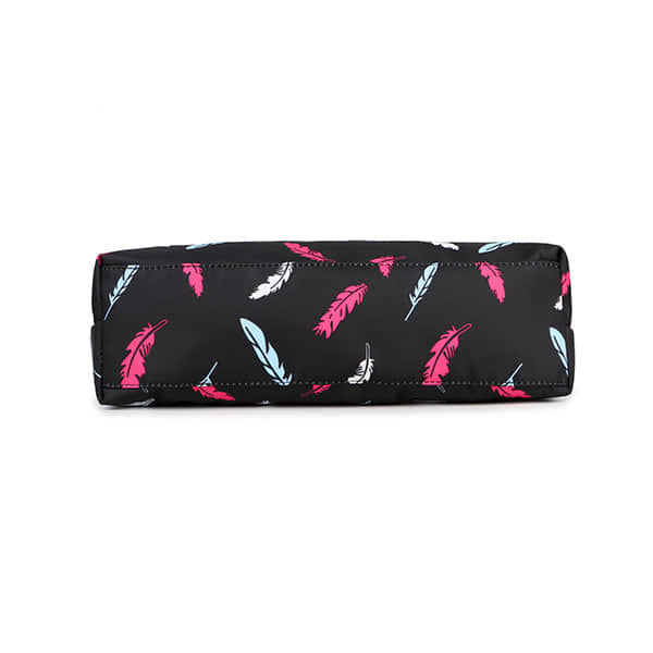 Printed ribbon handbag shopping bag large capacity waterproof Oxford bag  | IFAUN