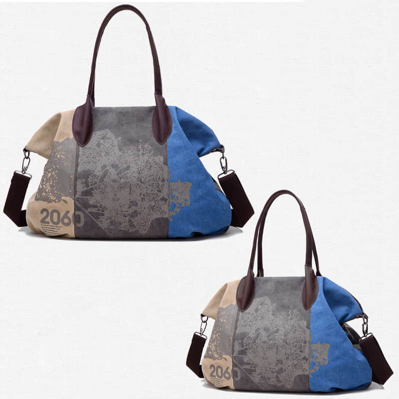 Tote bag single shoulder messenger bag casual lady graffiti big bag  | IFAUN