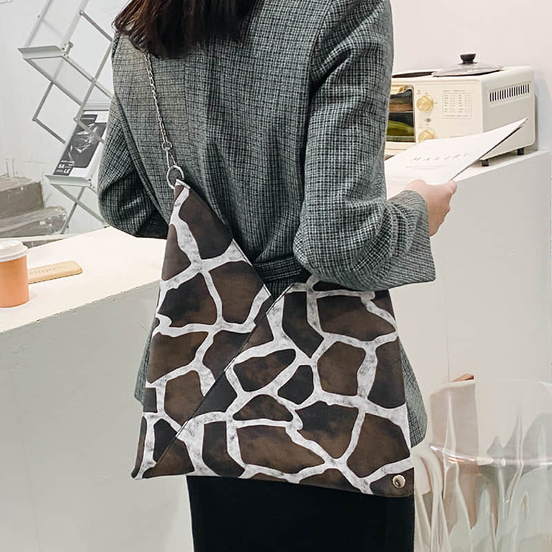 Personalized retro women's bag texture tote bag  | IFAUN