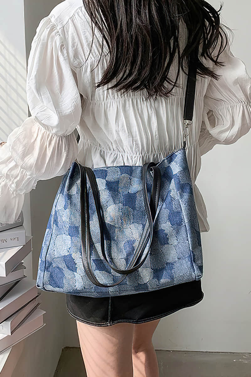 Simple casual denim bag  | IFAUN