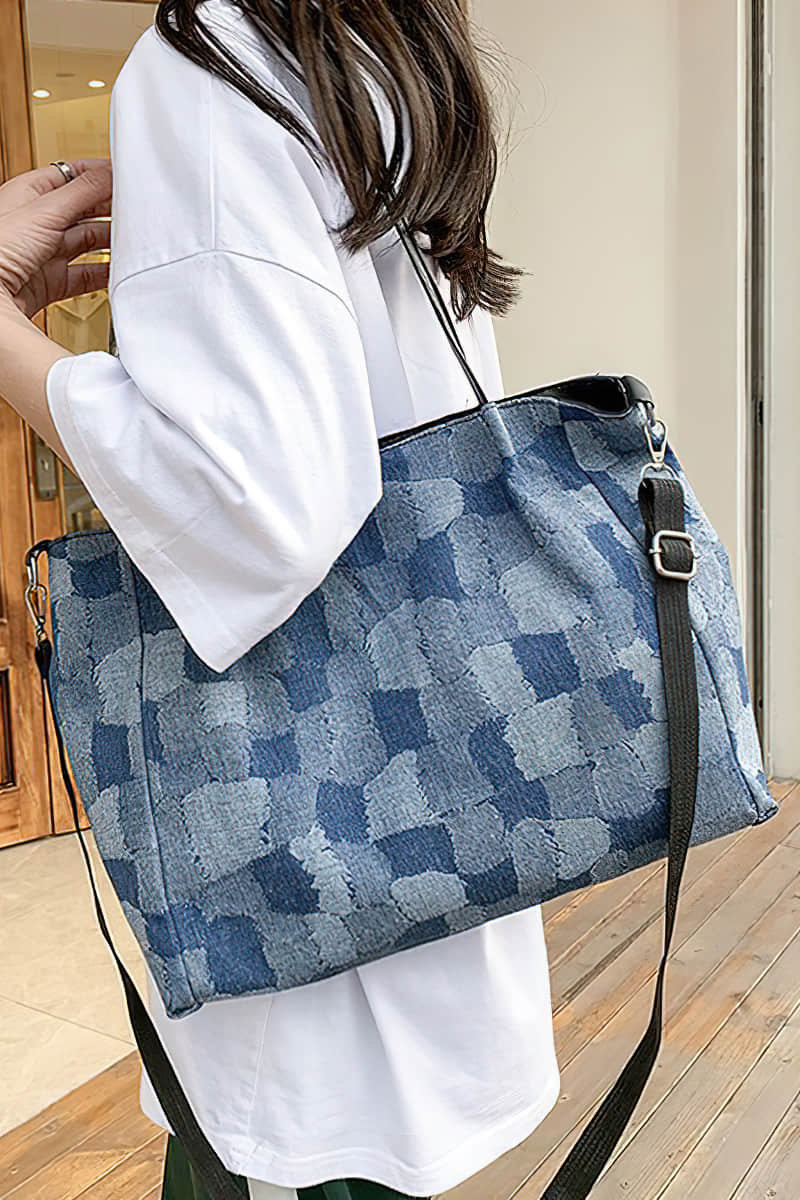 Simple casual denim bag  | IFAUN