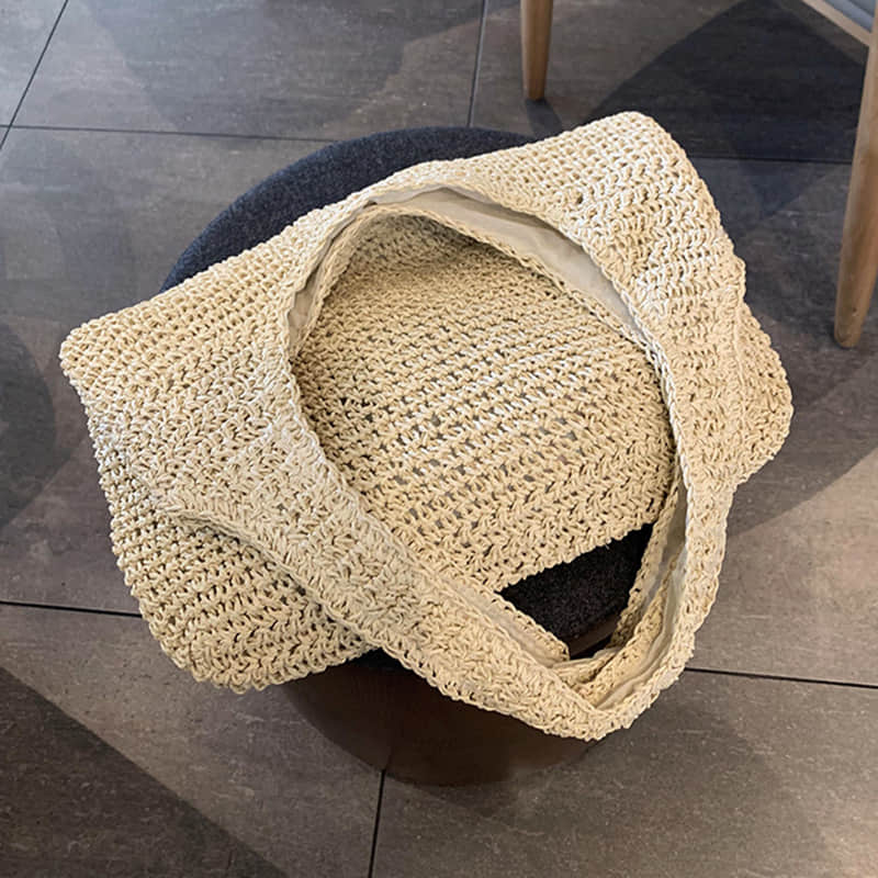 Summer straw woven shoulder bag  | IFAUN