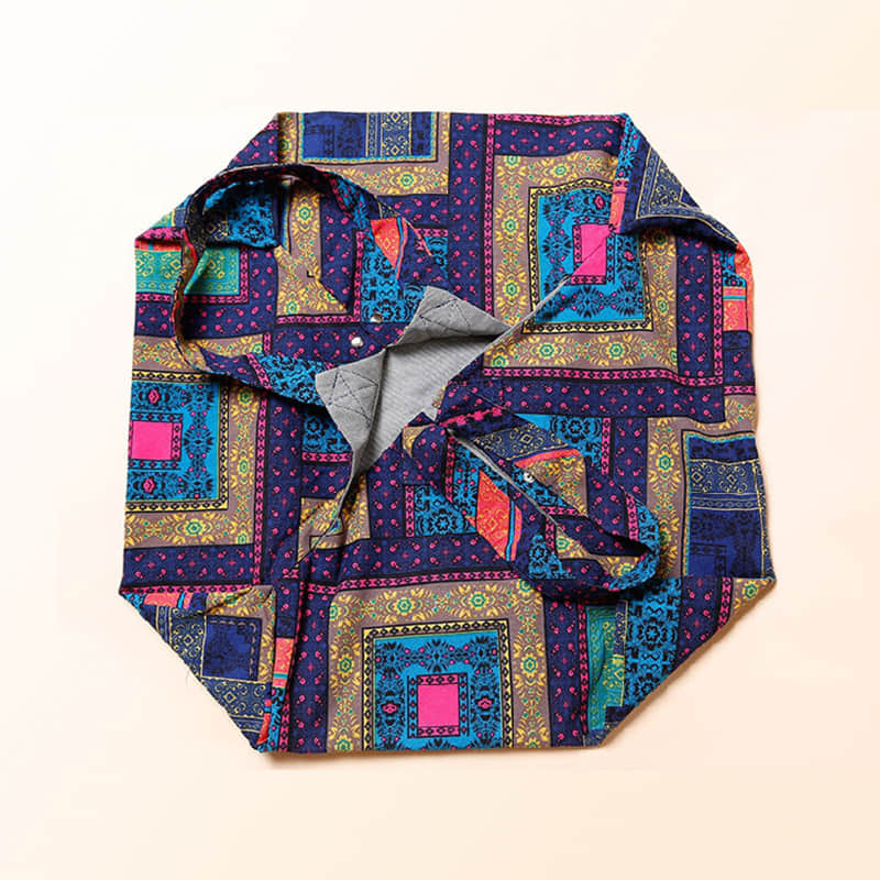 Leisure linen cotton large capacity beach bag  | IFAUN