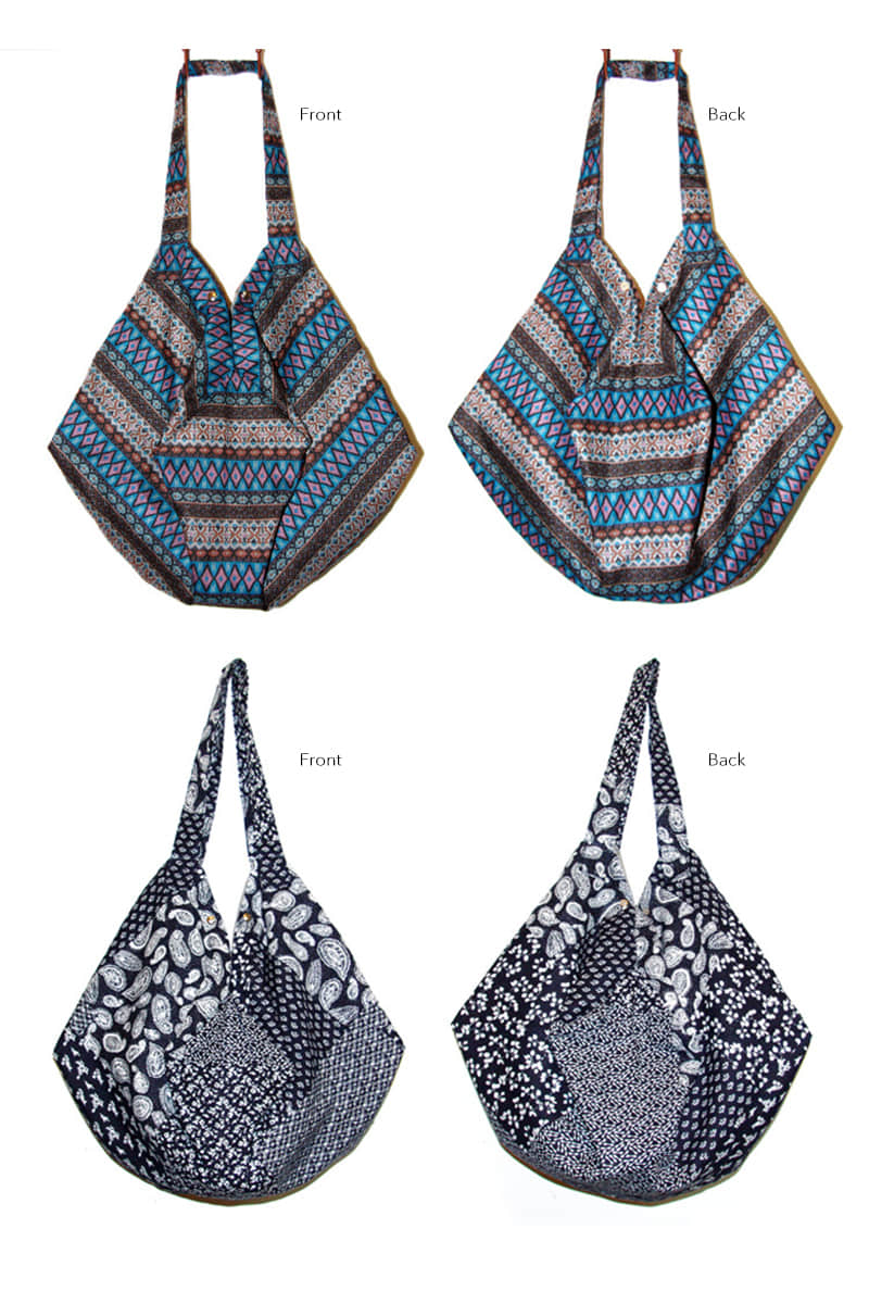 Leisure linen cotton large capacity beach bag  | IFAUN