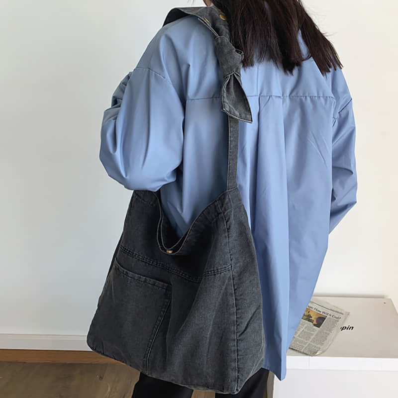 Denim crossbody bag  | IFAUN