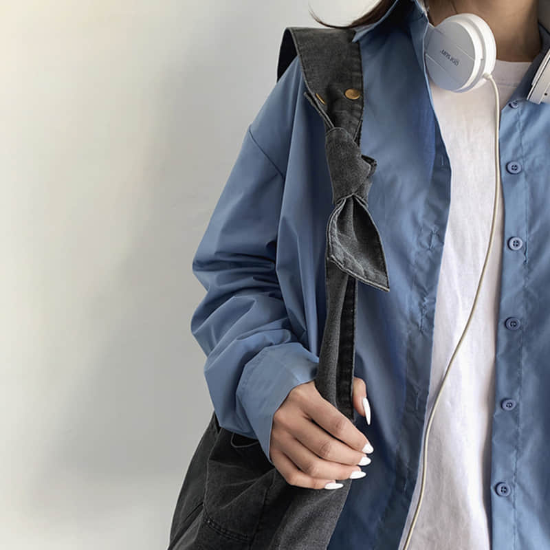 Denim crossbody bag  | IFAUN