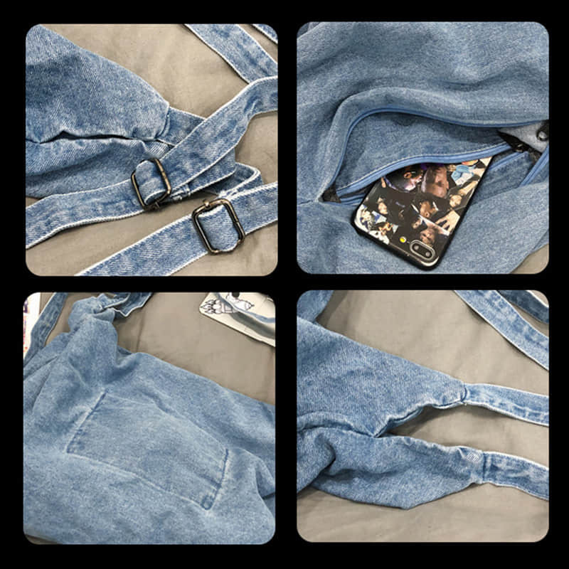 Denim crossbody bag  | IFAUN