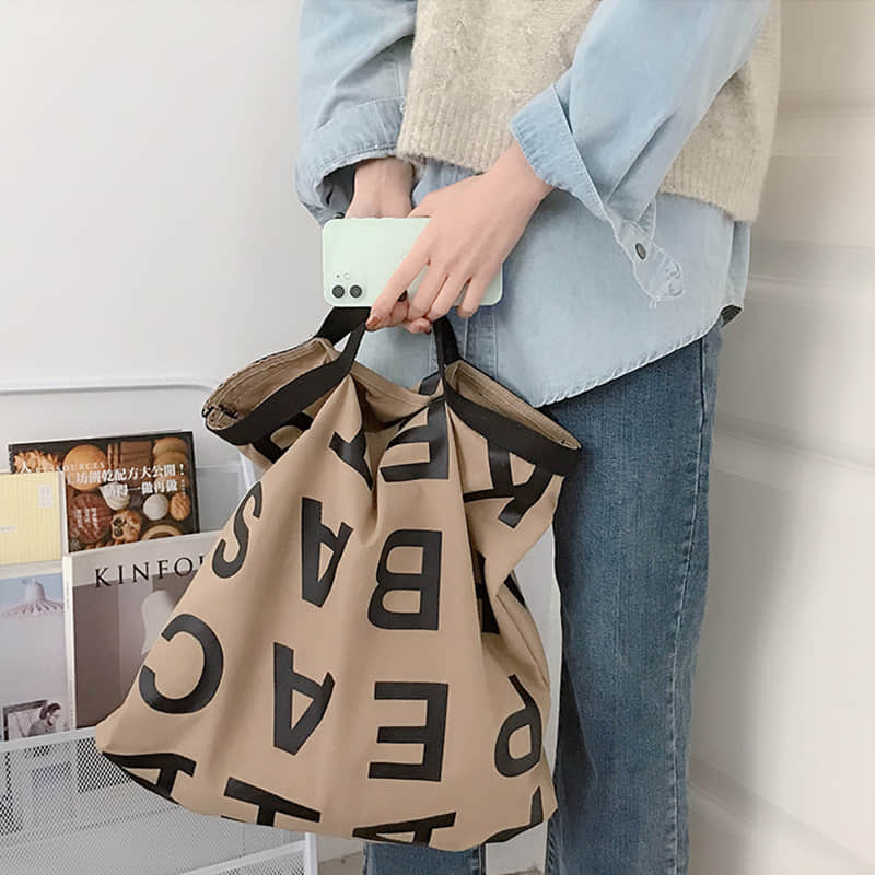 Large capacity letter canvas bag  | IFAUN