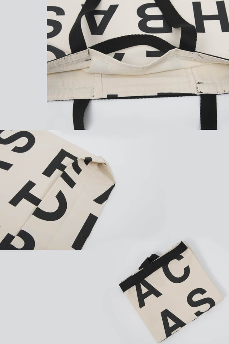 Large capacity letter canvas bag  | IFAUN