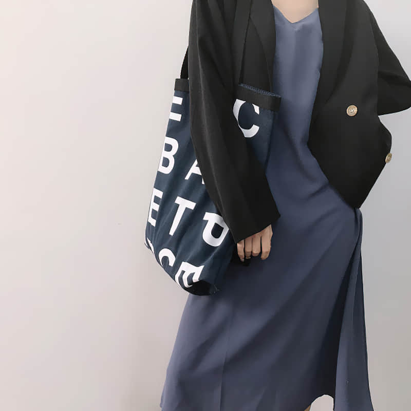 Large capacity letter canvas bag  | IFAUN