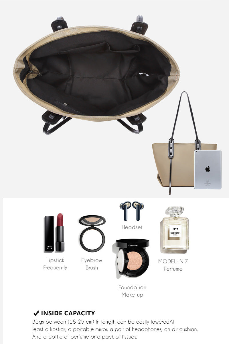 Large capacity messenger bag all-match portable tote bag  | IFAUN