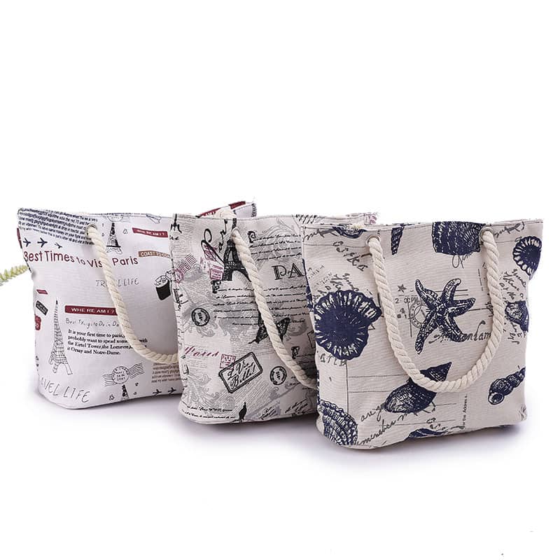 Creative printed shoulder canvas bag  | IFAUN