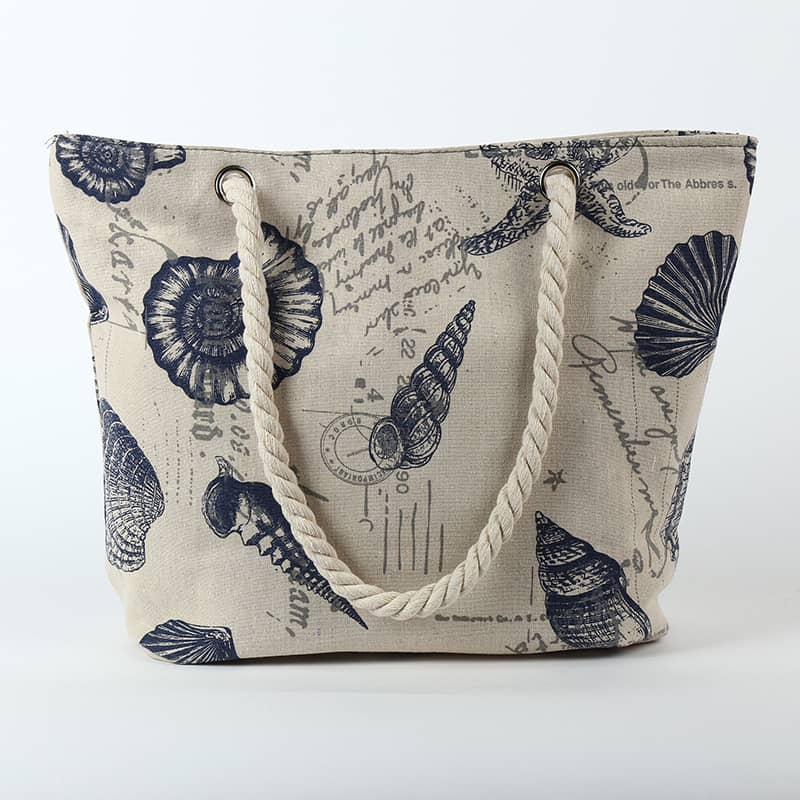 Creative printed shoulder canvas bag Shell | IFAUN