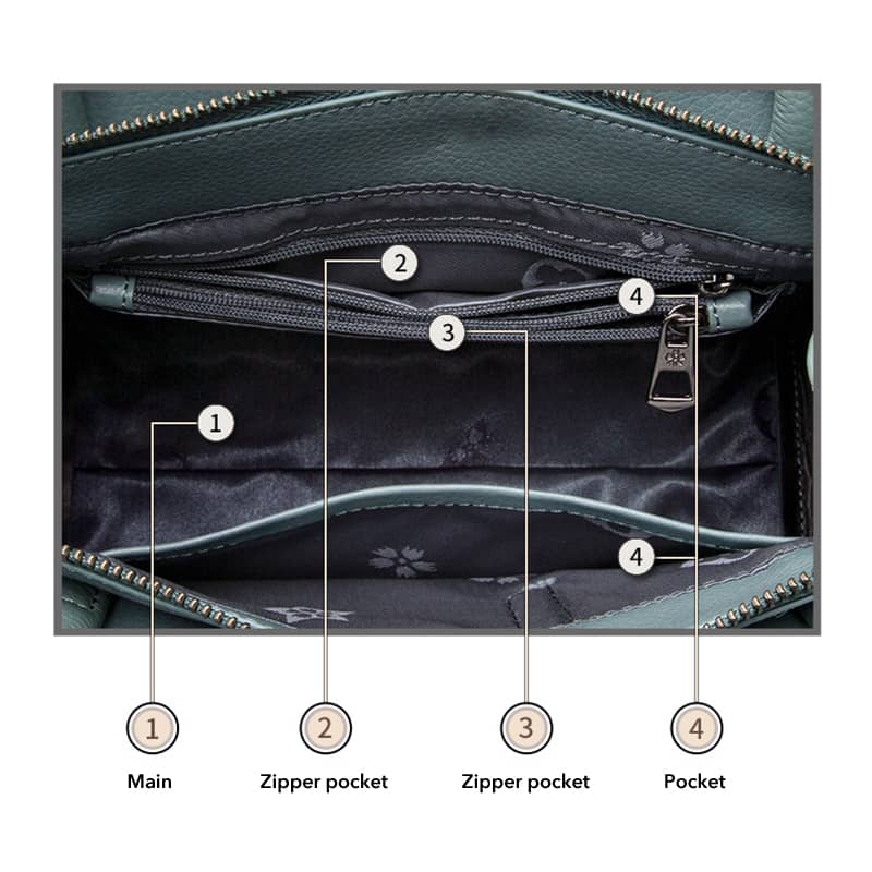 Fashion large-capacity PU leather tote bag