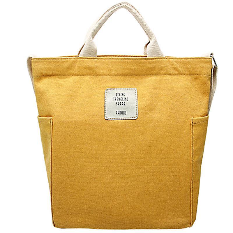 2021 Casual large-capacity cotton crossbody bag Yellow | IFAUN