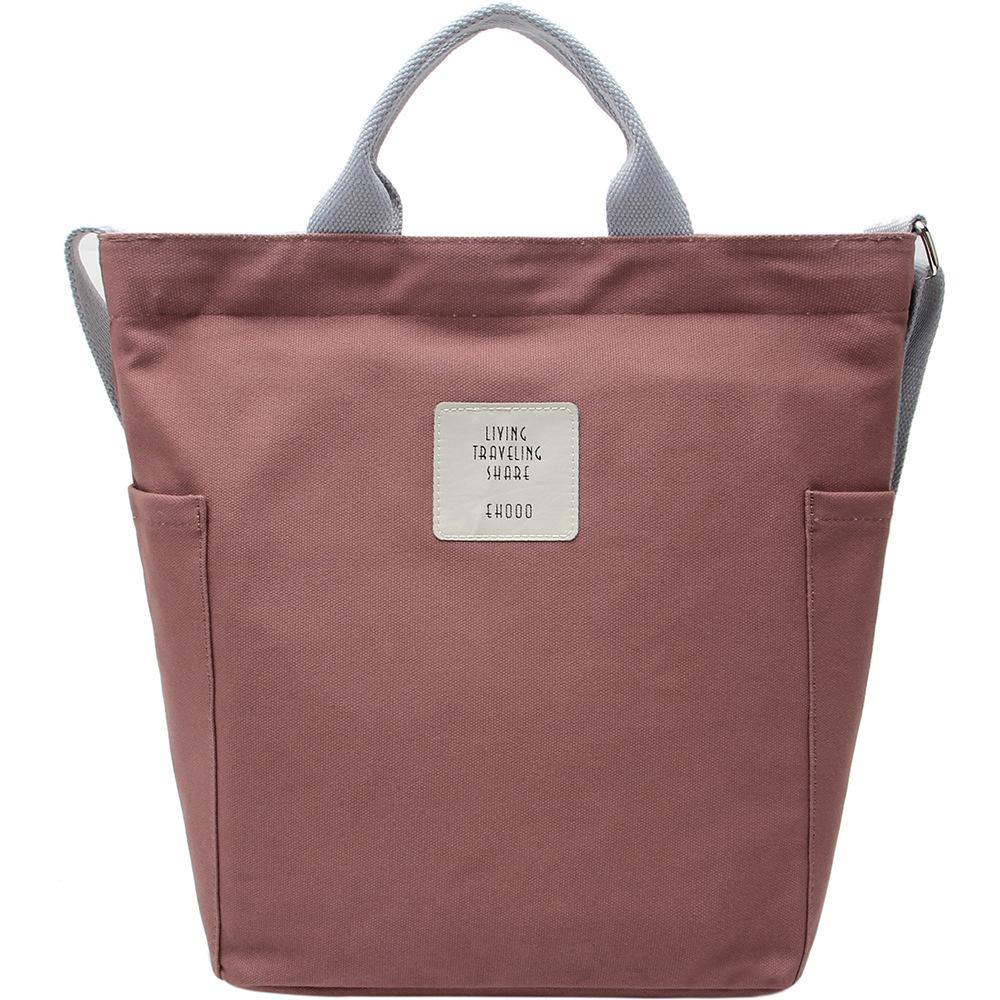 Casual large-capacity cotton crossbody bag Brown | IFAUN
