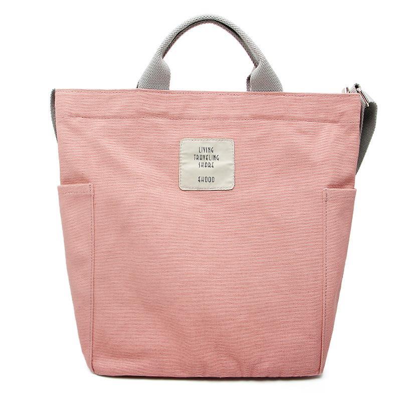 Casual large-capacity cotton crossbody bag Pink | IFAUN