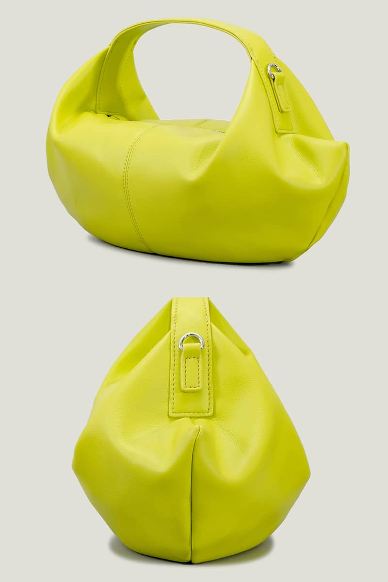 Contrast Color PU handbag