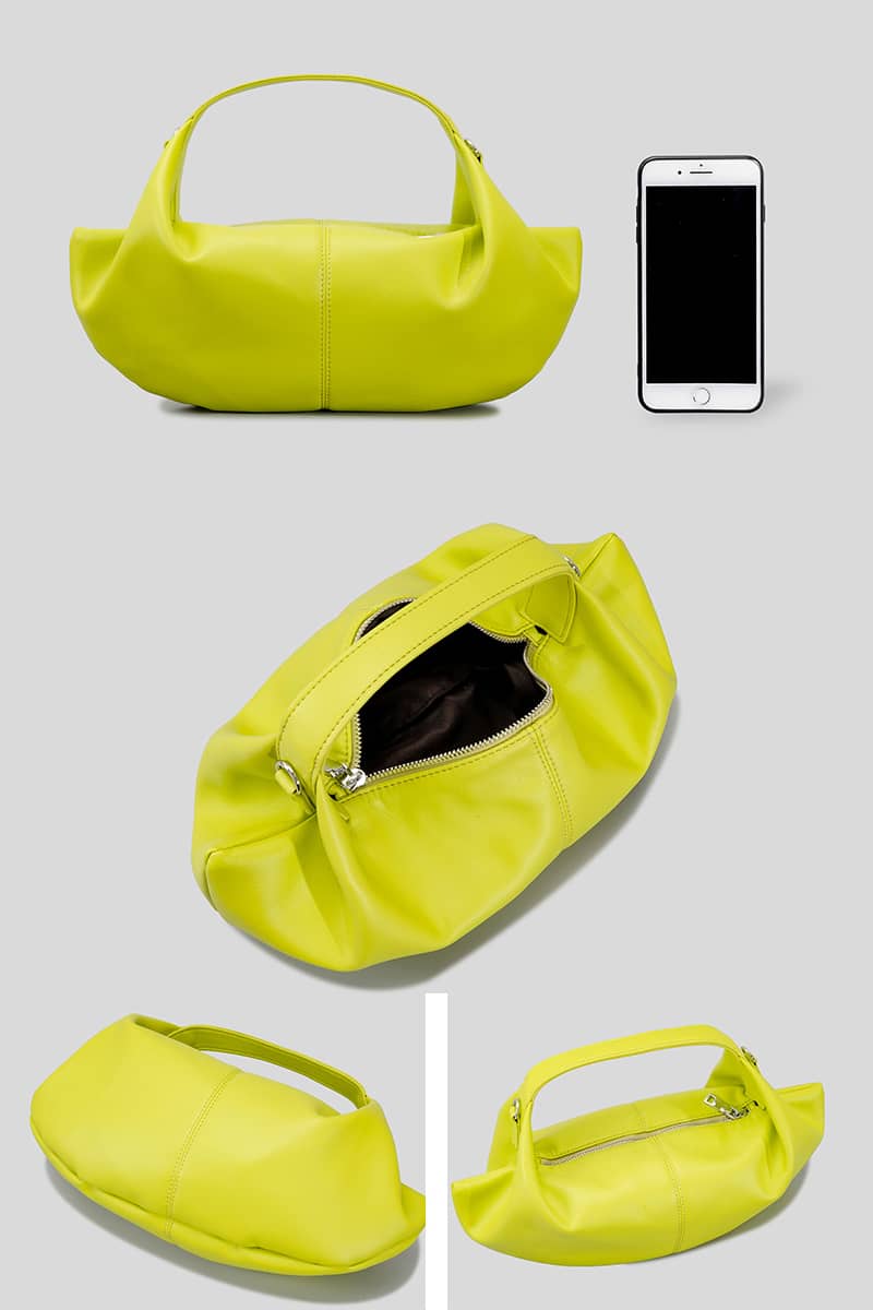 Solid Color PU handbag