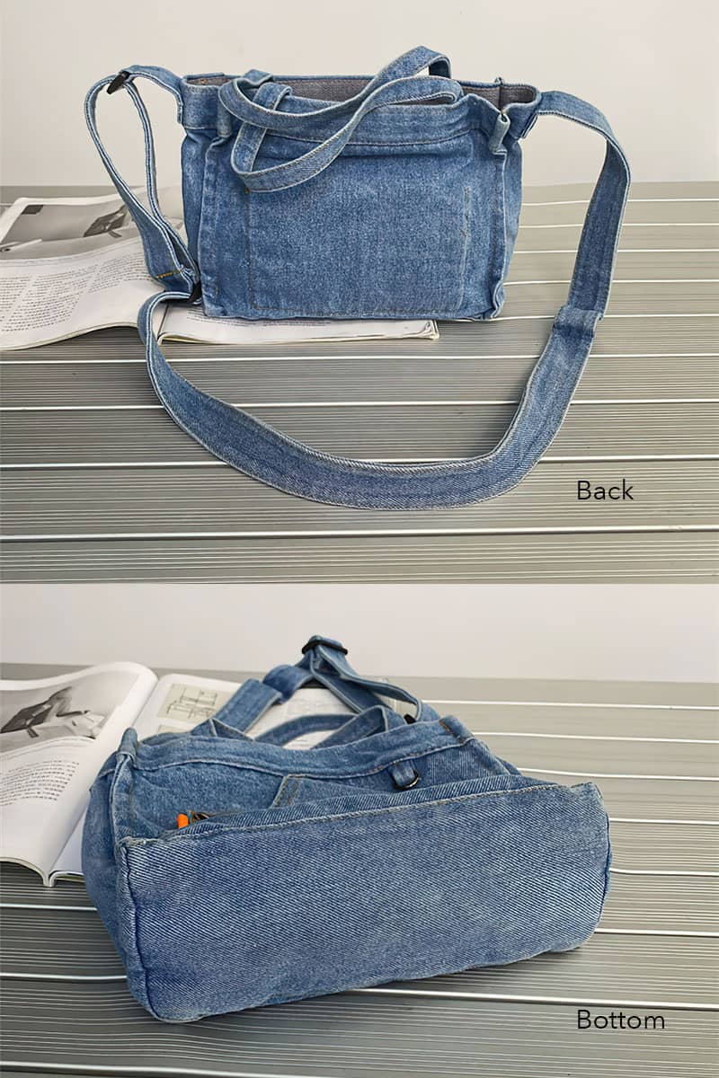 All-match denim bag