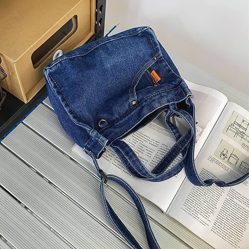 All-match denim bag