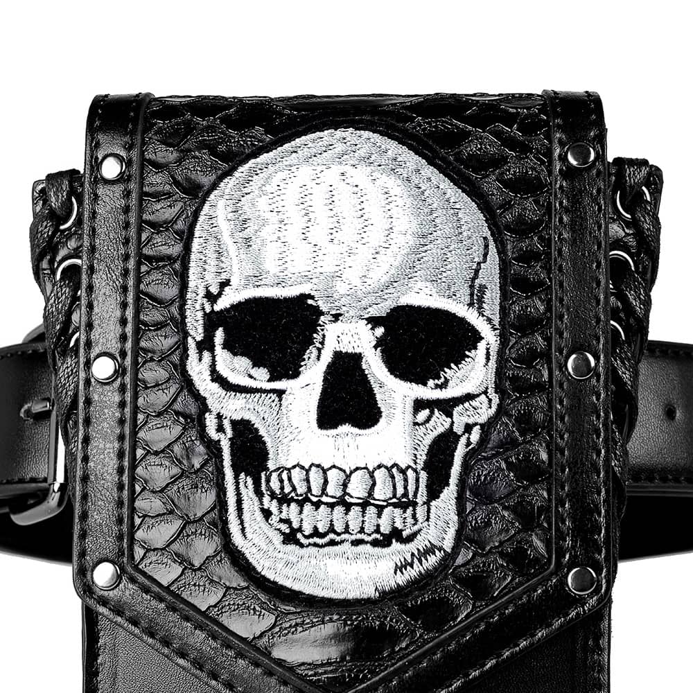 Outdoor skull motorcycle bag shoulder bag