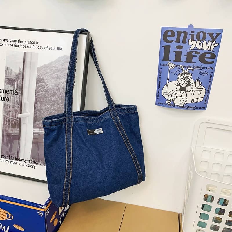 Denim Tote Bag