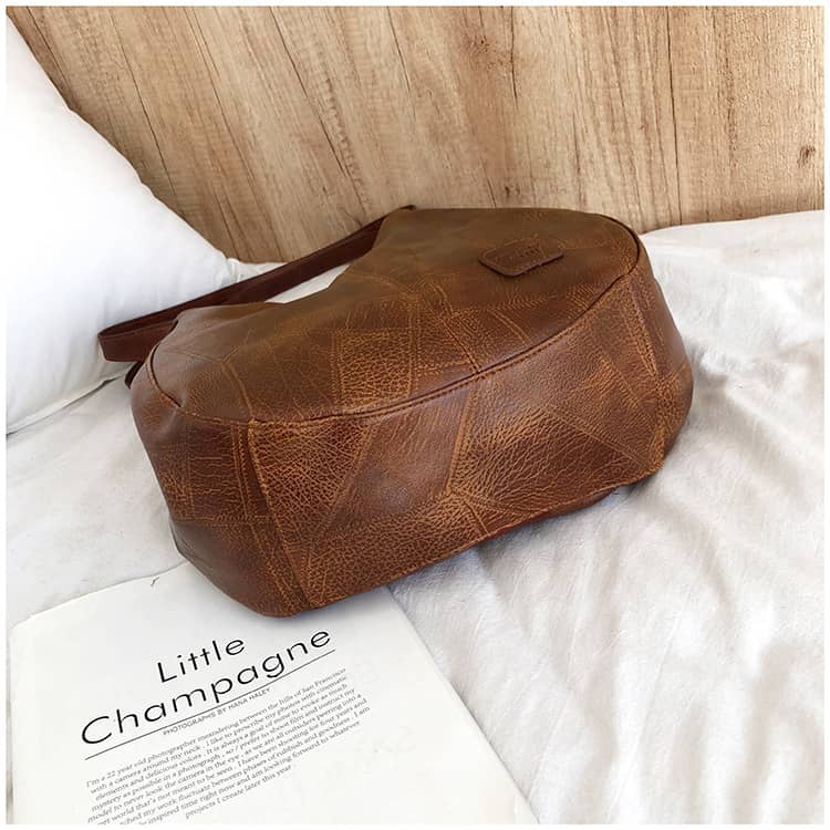 Retro PU Tote Bag Shoulder Bag