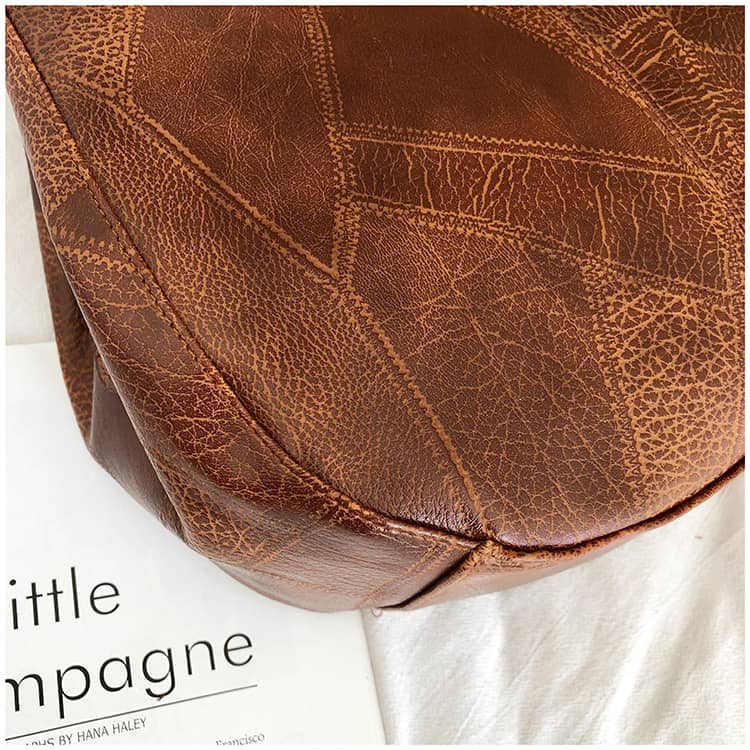 Retro PU Tote Bag Shoulder Bag