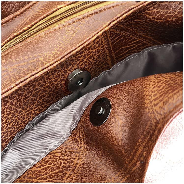 Retro PU Tote Bag Shoulder Bag