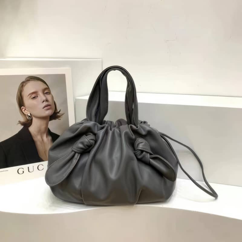 PU small Drawstring handbag