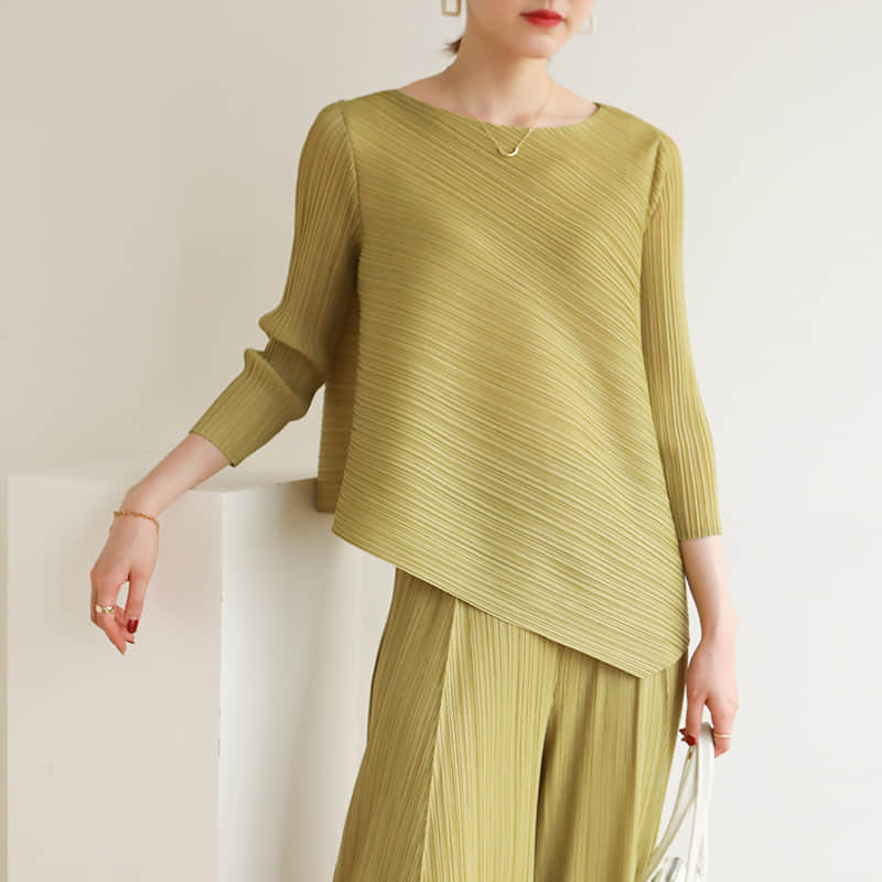 Loose, comfortable, fresh and stylish women's T-shirt YellowGreen / One Size | IFAUN