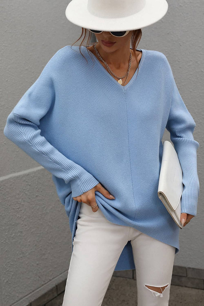 New commuter simple and versatile knitted sweater coat  7516 main image 0