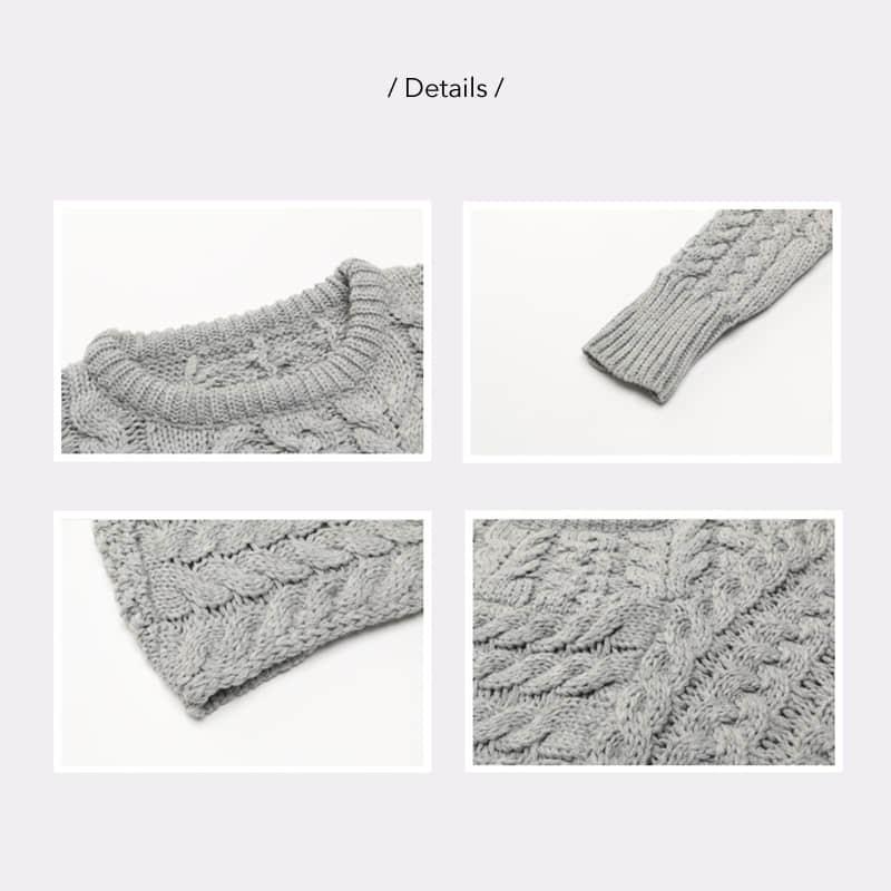 Women's twist pullover sweater  | IFAUN