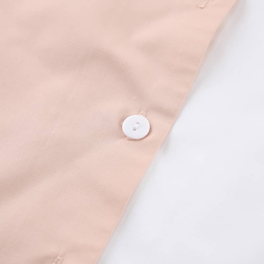 Women's Long-sleeved simple stitching contrast color ladies shirt  | IFAUN