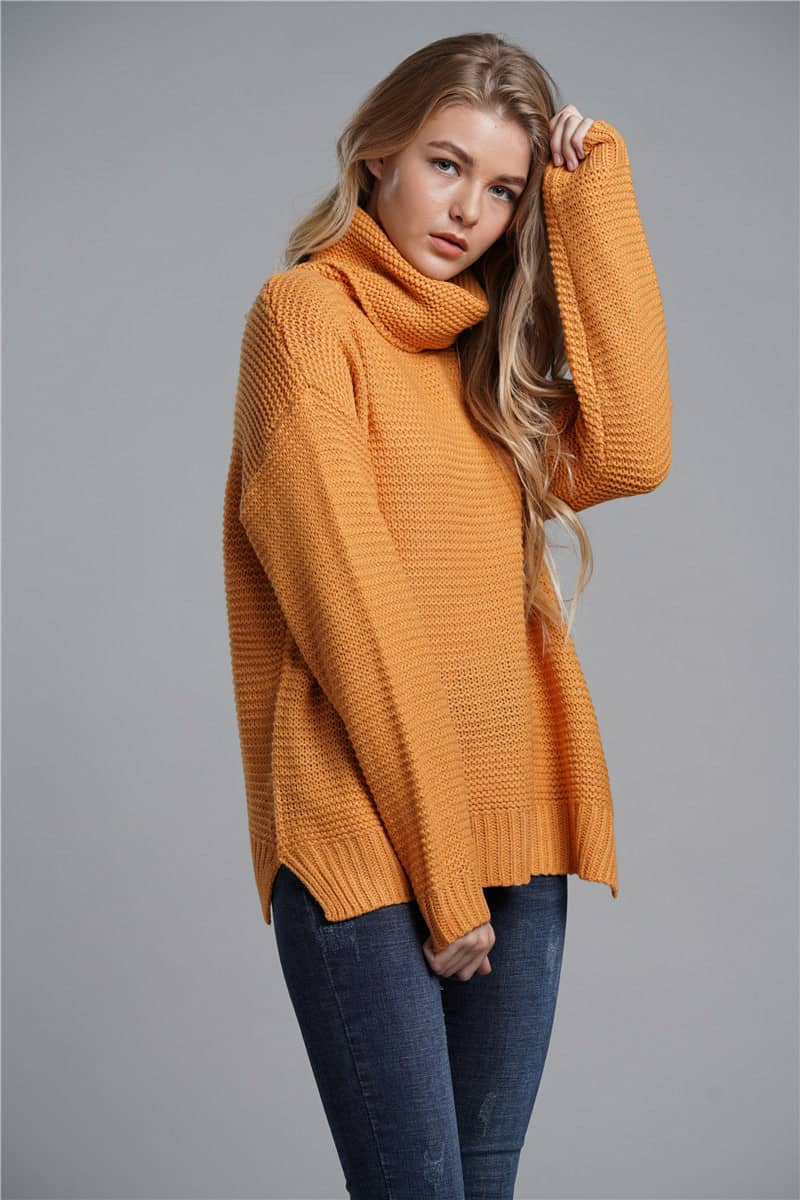 Women's OL commuting turtleneck sweater
