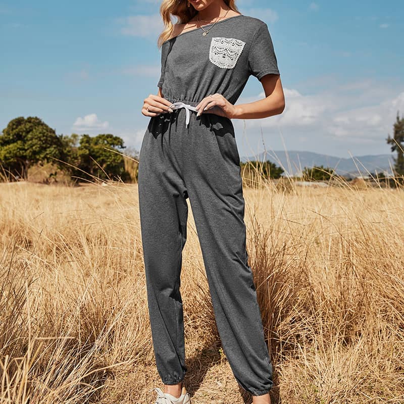 Casual loose-fit jumpsuit S | IFAUN