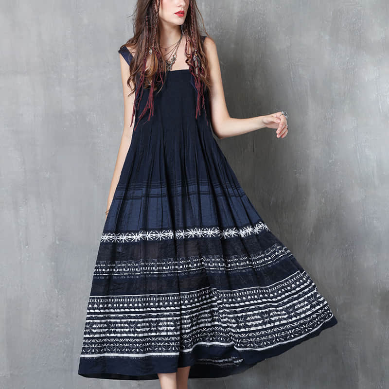 Mid-length suspender skirt Reservation flower fashion dress One Size | IFAUN