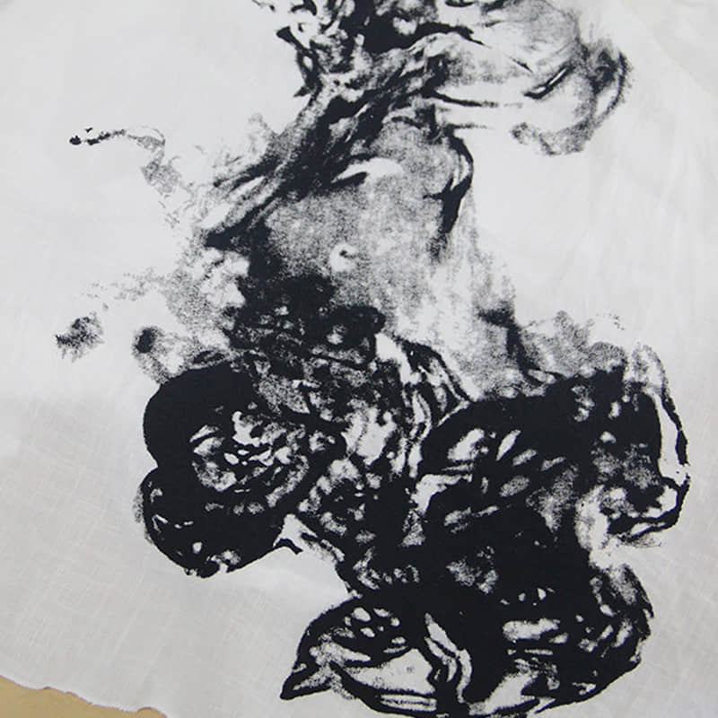 Summer printed short-sleeved loose plus size dress  | IFAUN