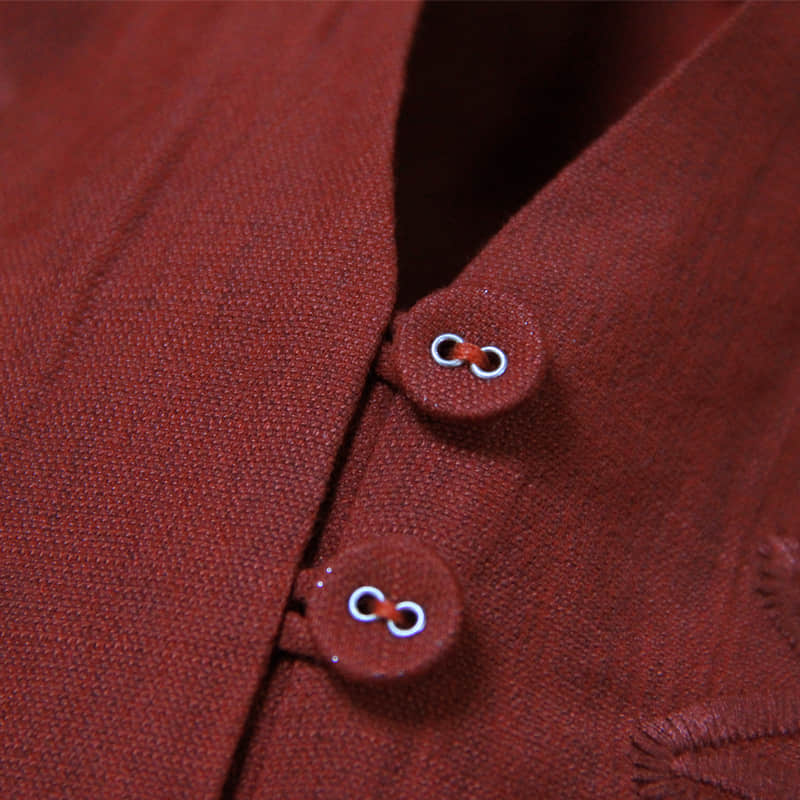 Loose cotton and linen dress  | IFAUN