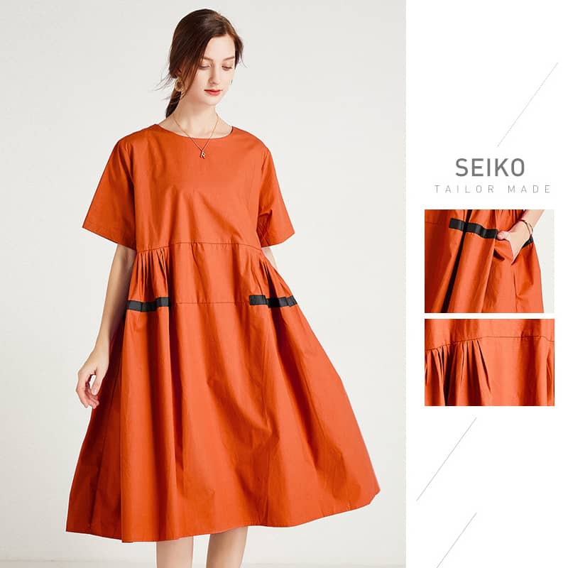 Plus size women's fashion loose dress  | IFAUN