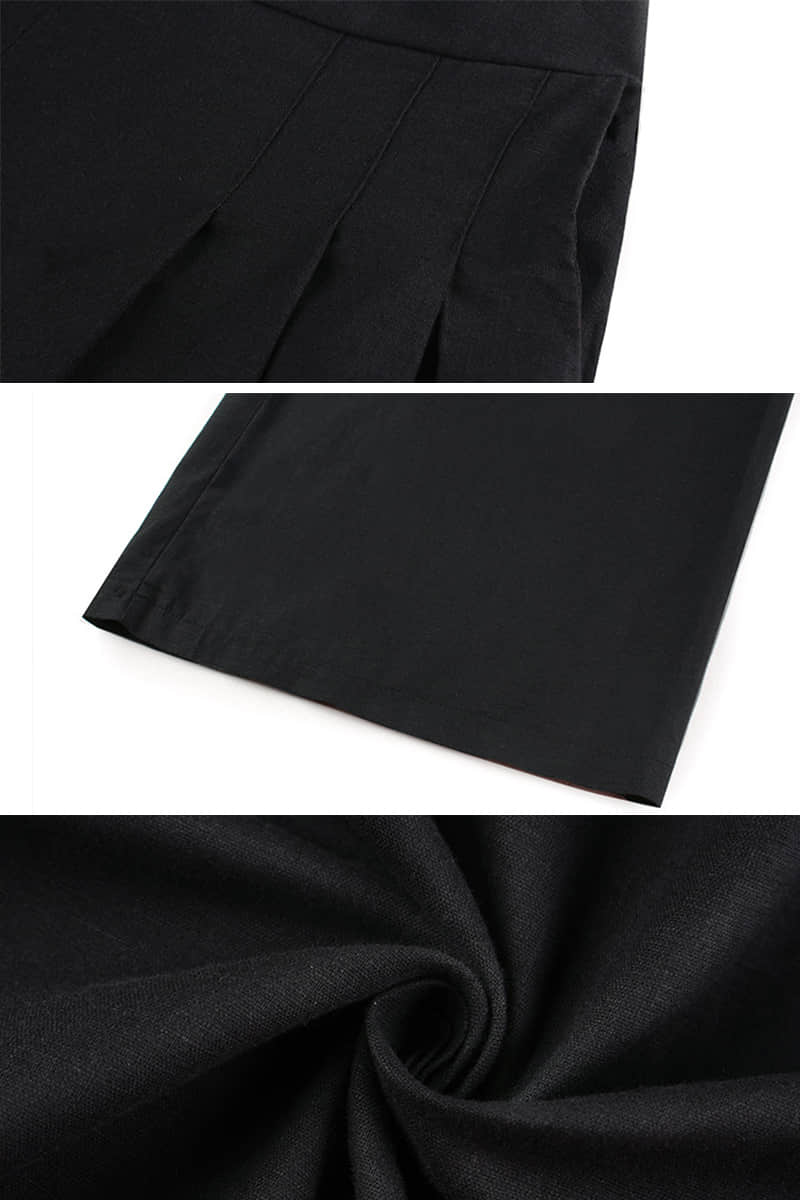 Large size loose and thin linen pants  | IFAUN