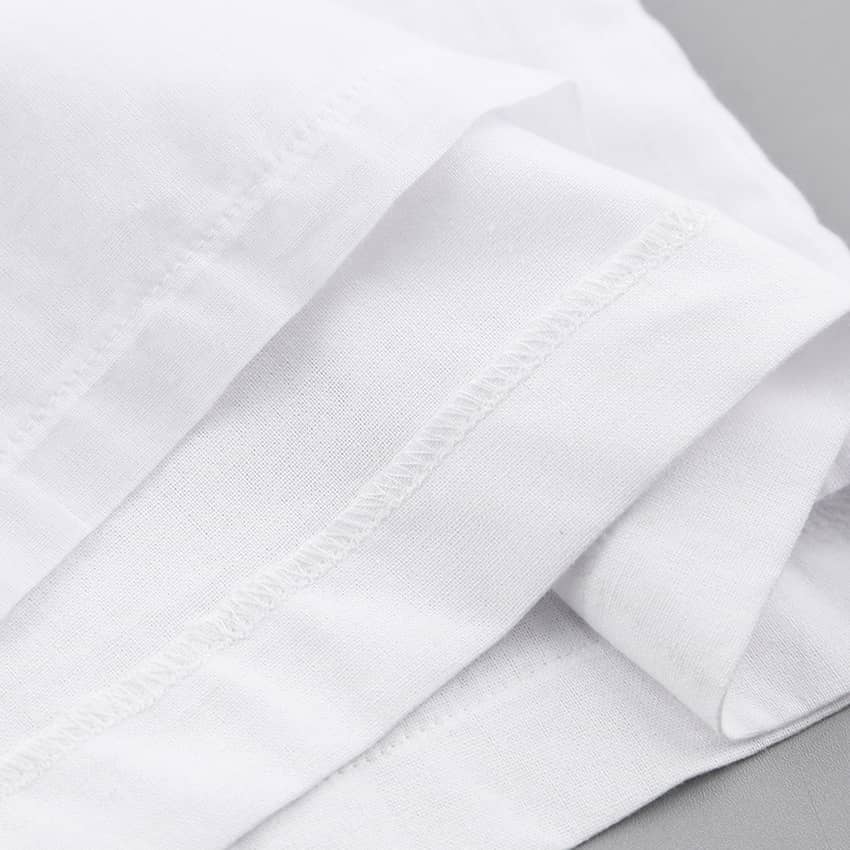 Thin cotton and linen loose casual wide-leg pants  | IFAUN