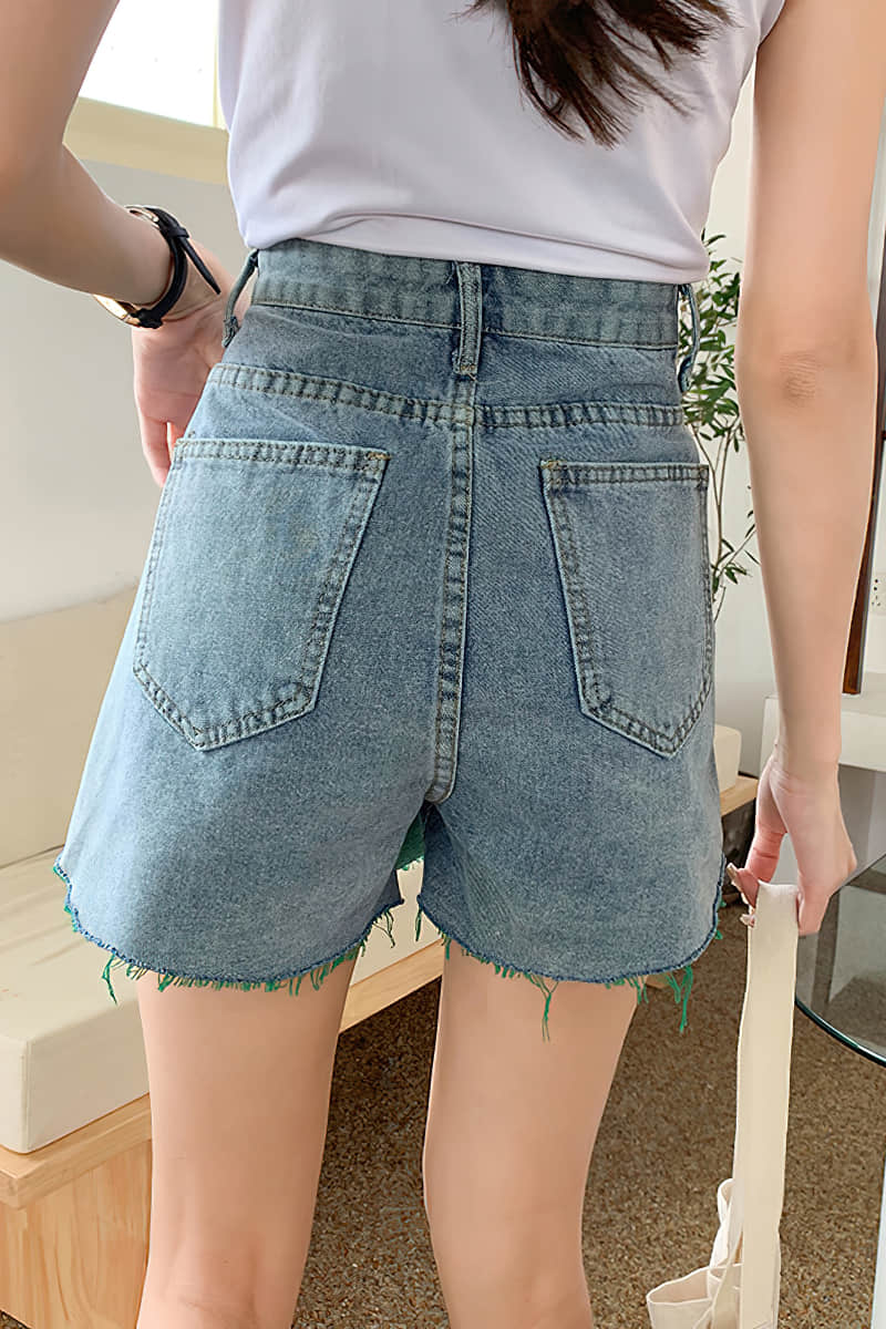 Mini A-Line Denim Skirt  | IFAUN