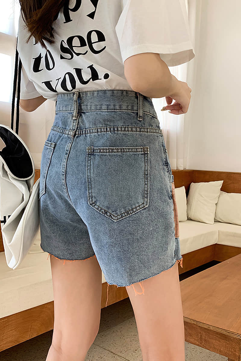 Mini A-Line Denim Skirt  | IFAUN