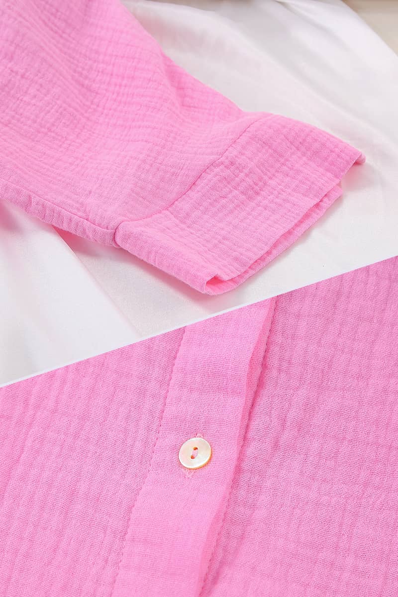 Women's cardigan shorts cotton two-piece suit  | IFAUN