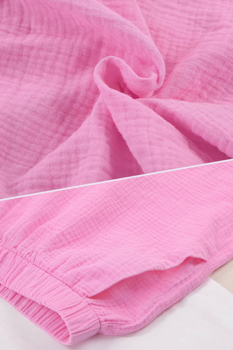 Women's cardigan shorts cotton two-piece suit  | IFAUN