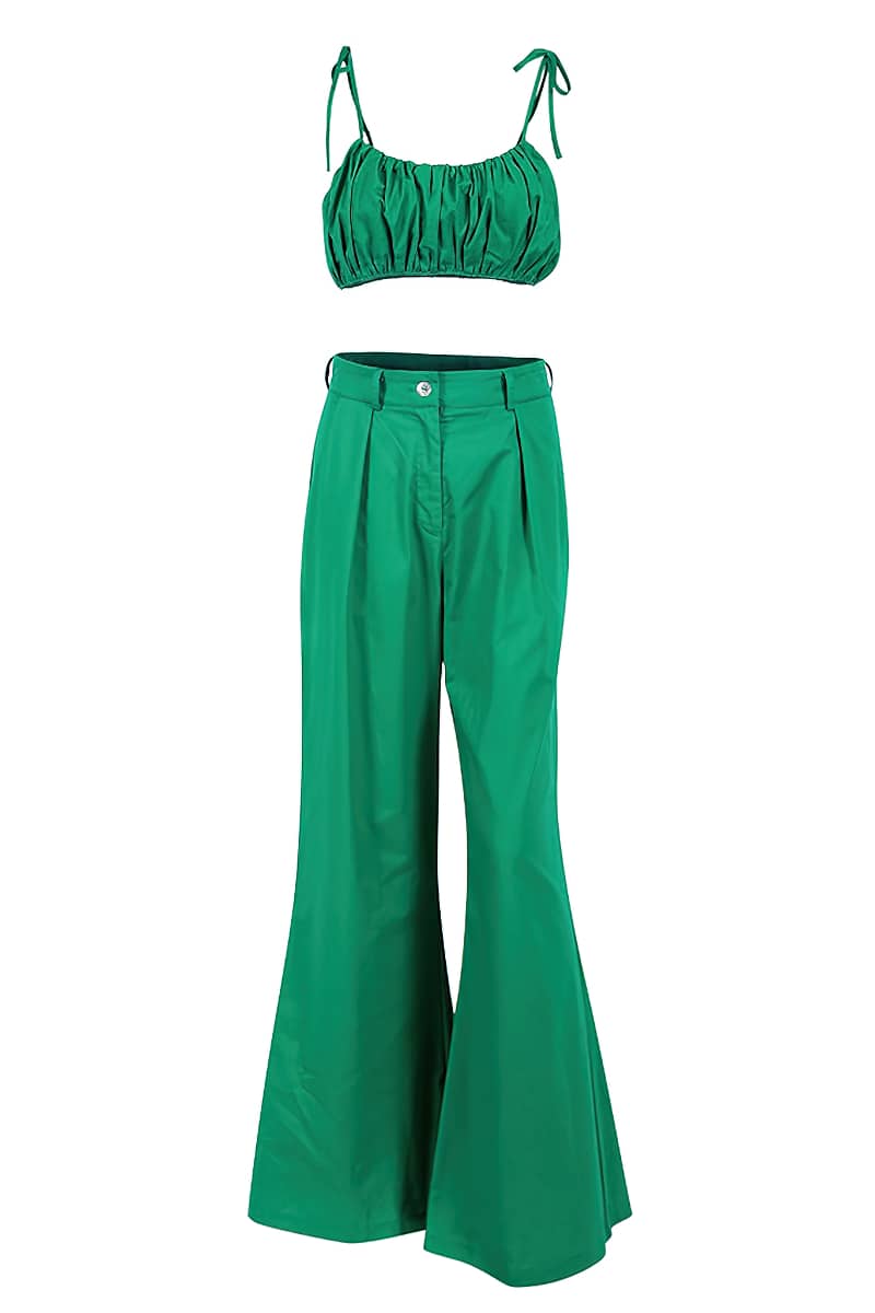 Camisole trousers two piece set cotton
